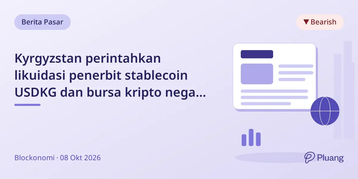Kyrgyzstan perintahkan likuidasi penerbit stablecoin USDKG dan bursa kripto negara usai sanksi Inggris.