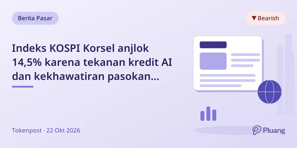 Indeks KOSPI Korsel anjlok 14,5% karena tekanan kredit AI dan kekhawatiran pasokan energi