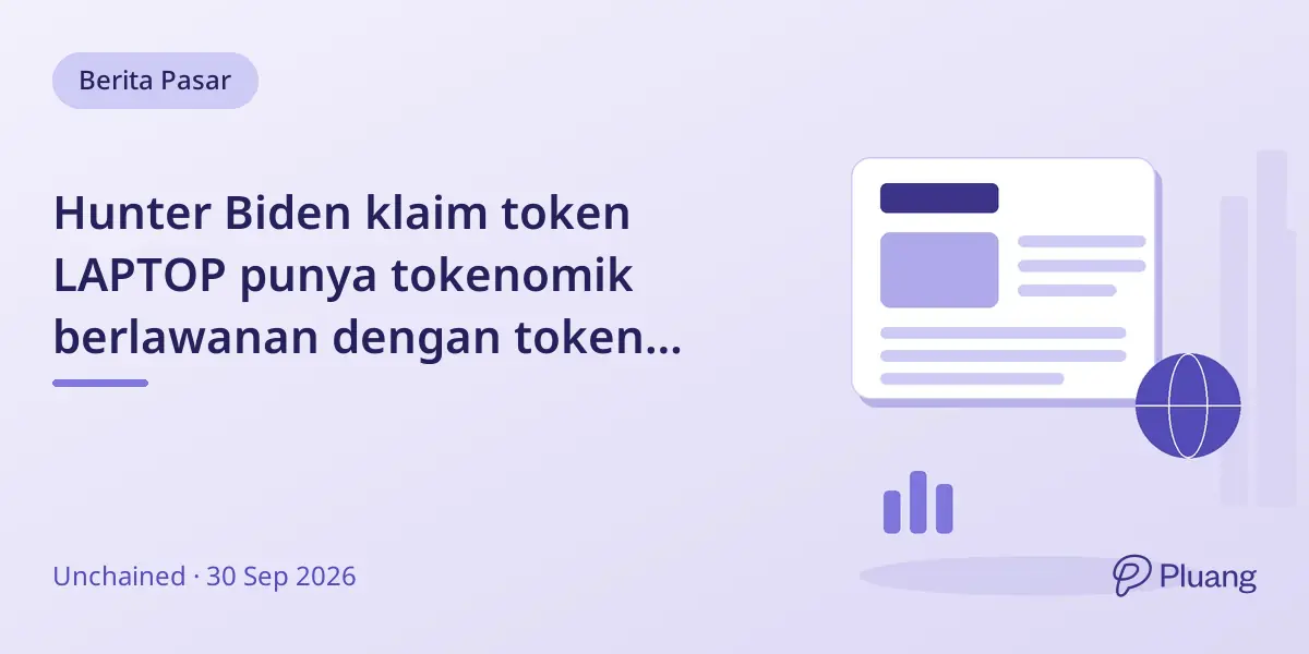Hunter Biden klaim token LAPTOP punya tokenomik berlawanan dengan token Trump, fokus pada transparansi.