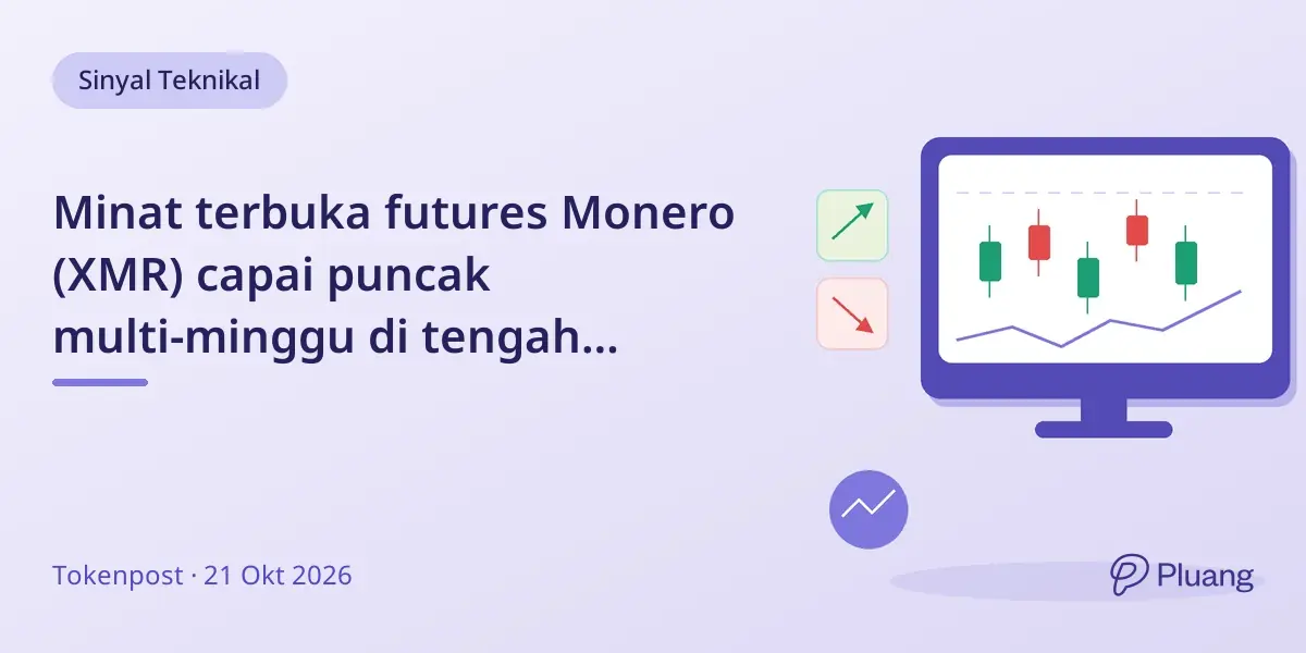 Minat terbuka futures Monero (XMR) capai puncak multi-minggu di tengah kenaikan harga dan spekulasi likuidasi besar.