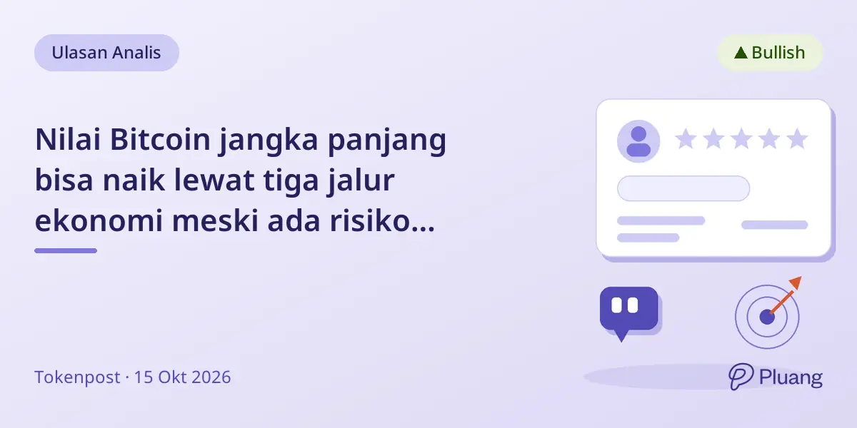 Nilai Bitcoin jangka panjang bisa naik lewat tiga jalur ekonomi meski ada risiko penurunan tajam.