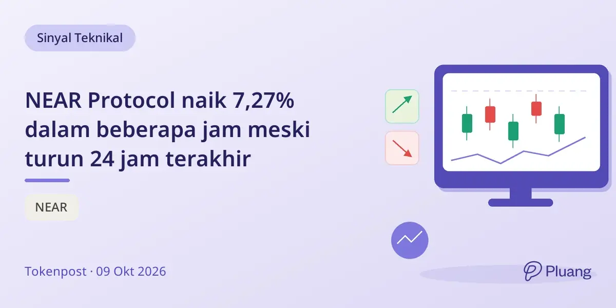 NEAR Protocol naik 7,27% dalam beberapa jam meski turun 24 jam terakhir