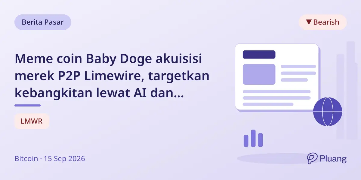 Meme coin Baby Doge akuisisi merek P2P Limewire, targetkan kebangkitan lewat AI dan kontrol kreator.