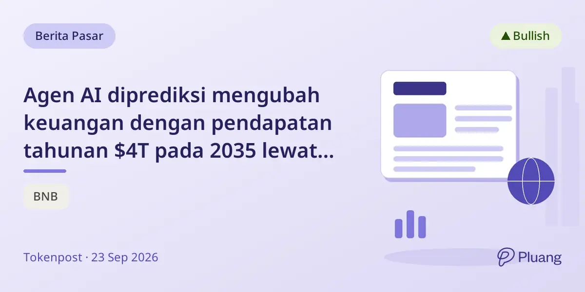 Agen AI diprediksi mengubah keuangan dengan pendapatan tahunan $4T pada 2035 lewat Ethereum dan stablecoin.