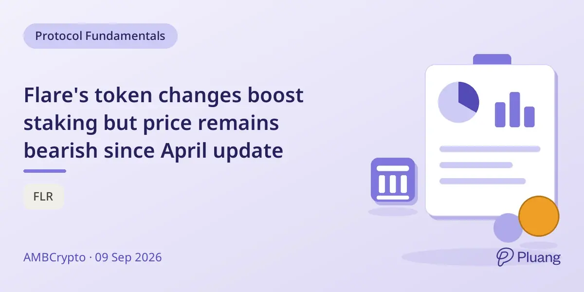 Flare's token changes boost staking but price remains bearish since April update
