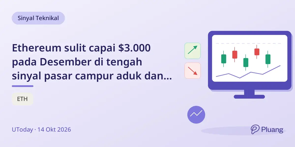 Ethereum sulit capai $3.000 pada Desember di tengah sinyal pasar campur aduk dan arus keluar ETF.