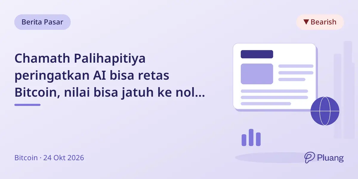 Chamath Palihapitiya peringatkan AI bisa retas Bitcoin, nilai bisa jatuh ke nol setelah prediksi bullish bertahun-tahun.