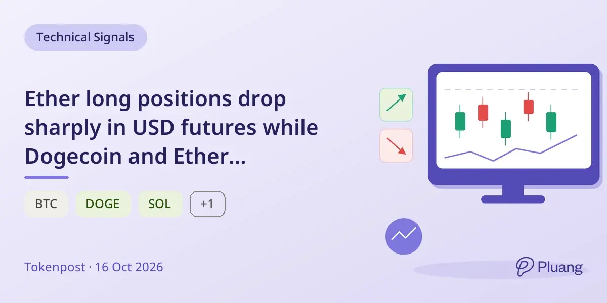Ether long positions drop sharply in USD futures while Dogecoin and Ether coin-margined positions gain