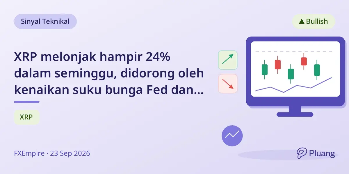 XRP melonjak hampir 24% dalam seminggu, didorong oleh kenaikan suku bunga Fed dan rencana protokol pinjaman DeFi baru.