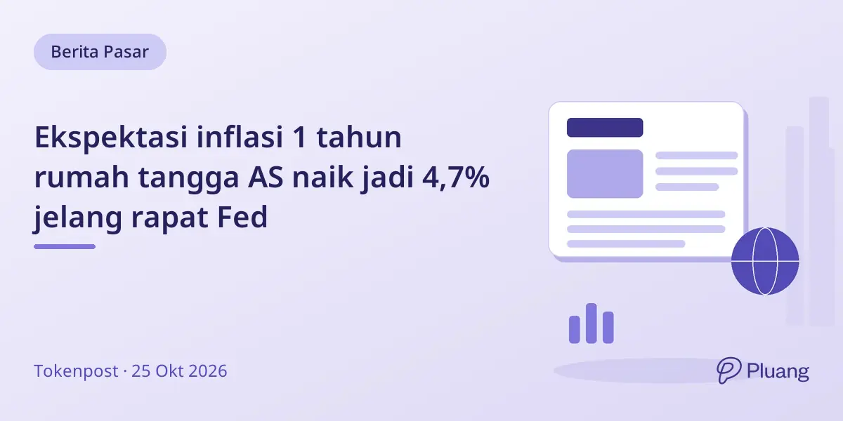 Ekspektasi inflasi 1 tahun rumah tangga AS naik jadi 4,7% jelang rapat Fed