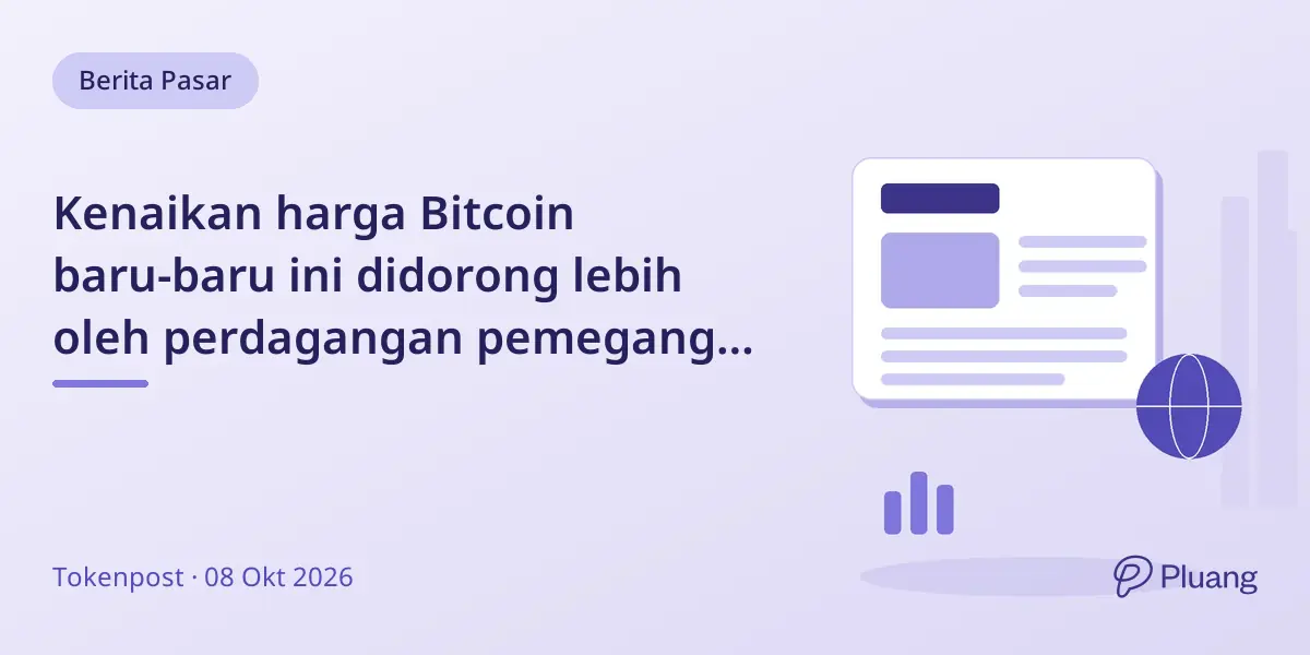 Kenaikan harga Bitcoin baru-baru ini didorong lebih oleh perdagangan pemegang lama daripada masuknya modal baru.
