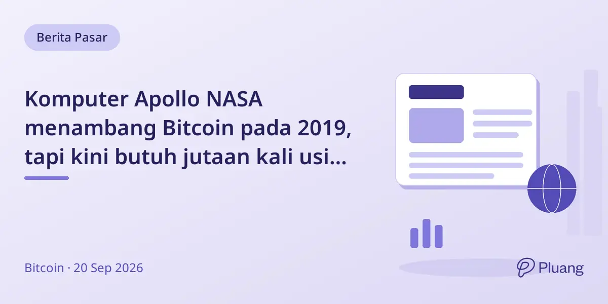 Komputer Apollo NASA menambang Bitcoin pada 2019, tapi kini butuh jutaan kali usia alam semesta.