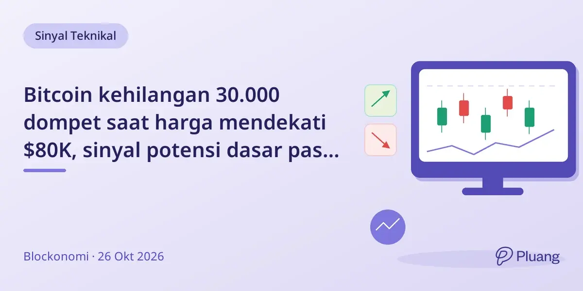 Bitcoin kehilangan 30.000 dompet saat harga mendekati $80K, sinyal potensi dasar pasar atau penurunan lebih lanjut.