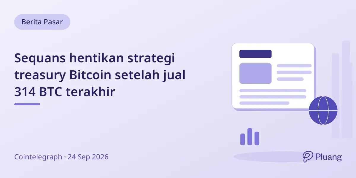 Sequans hentikan strategi treasury Bitcoin setelah jual 314 BTC terakhir