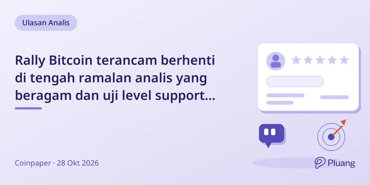 Rally Bitcoin terancam berhenti di tengah ramalan analis yang beragam dan uji level support penting.