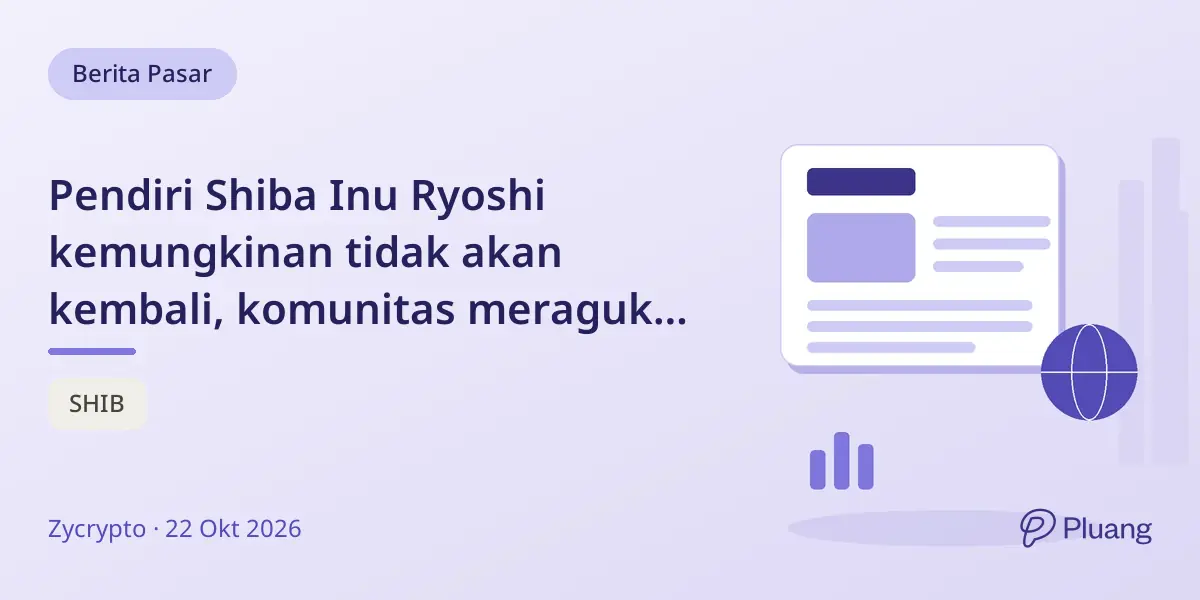 Pendiri Shiba Inu Ryoshi kemungkinan tidak akan kembali, komunitas meragukan aktivitas onlinenya.