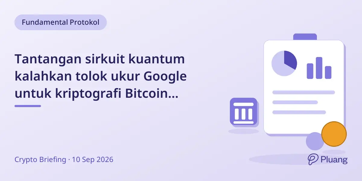 Tantangan sirkuit kuantum kalahkan tolok ukur Google untuk kriptografi Bitcoin hingga 50%.
