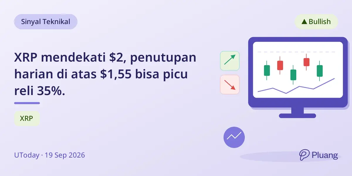XRP mendekati $2, penutupan harian di atas $1,55 bisa picu reli 35%.