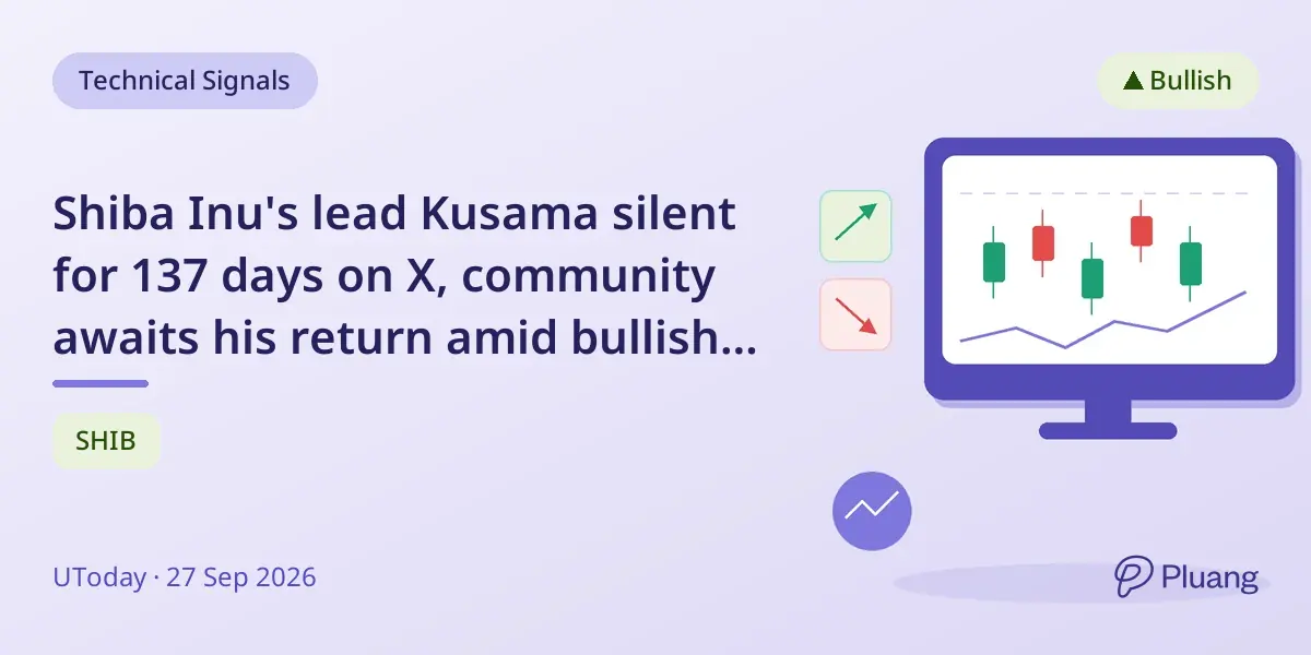 Shiba Inu's lead Kusama silent for 137 days on X, community awaits his return amid bullish price signals.