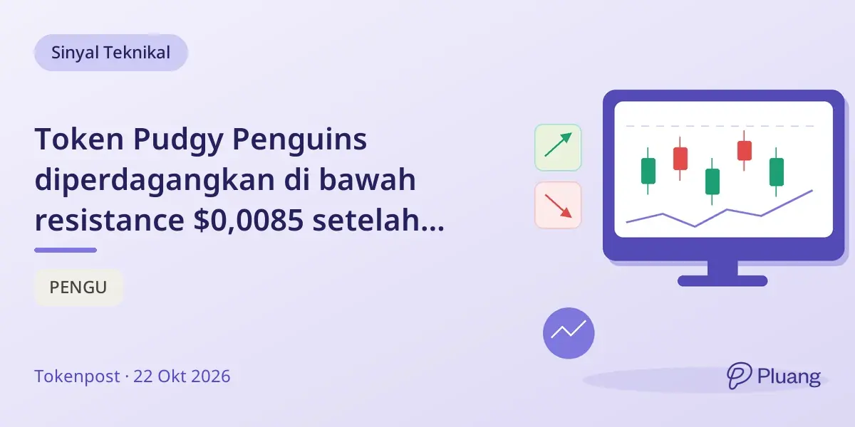 Token Pudgy Penguins diperdagangkan di bawah resistance $0,0085 setelah pemulihan kecil dari level Oktober