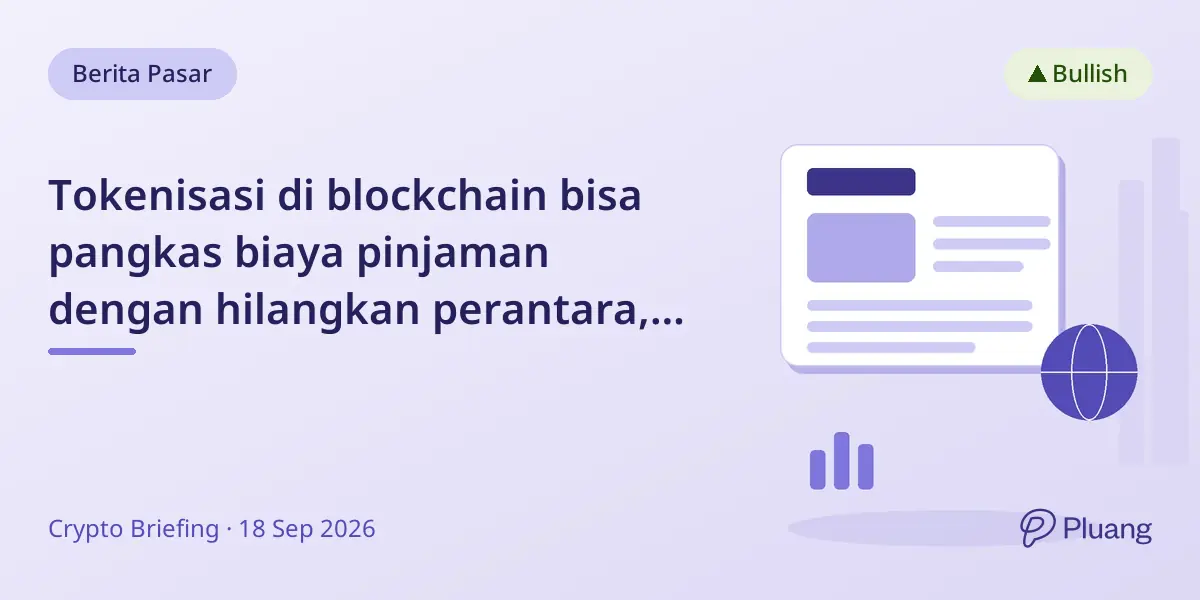 Tokenisasi di blockchain bisa pangkas biaya pinjaman dengan hilangkan perantara, kata CEO Tare di Avalanche Summit