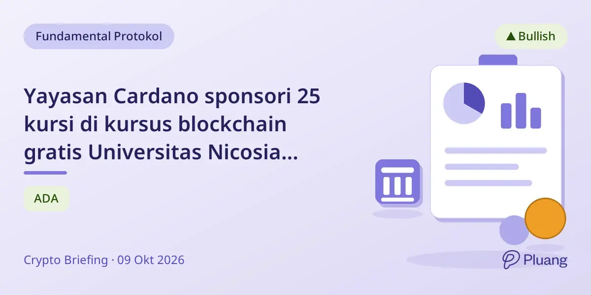 Yayasan Cardano sponsori 25 kursi di kursus blockchain gratis Universitas Nicosia musim gugur ini