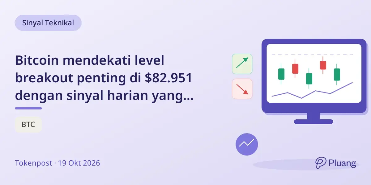 Bitcoin mendekati level breakout penting di $82.951 dengan sinyal harian yang beragam.