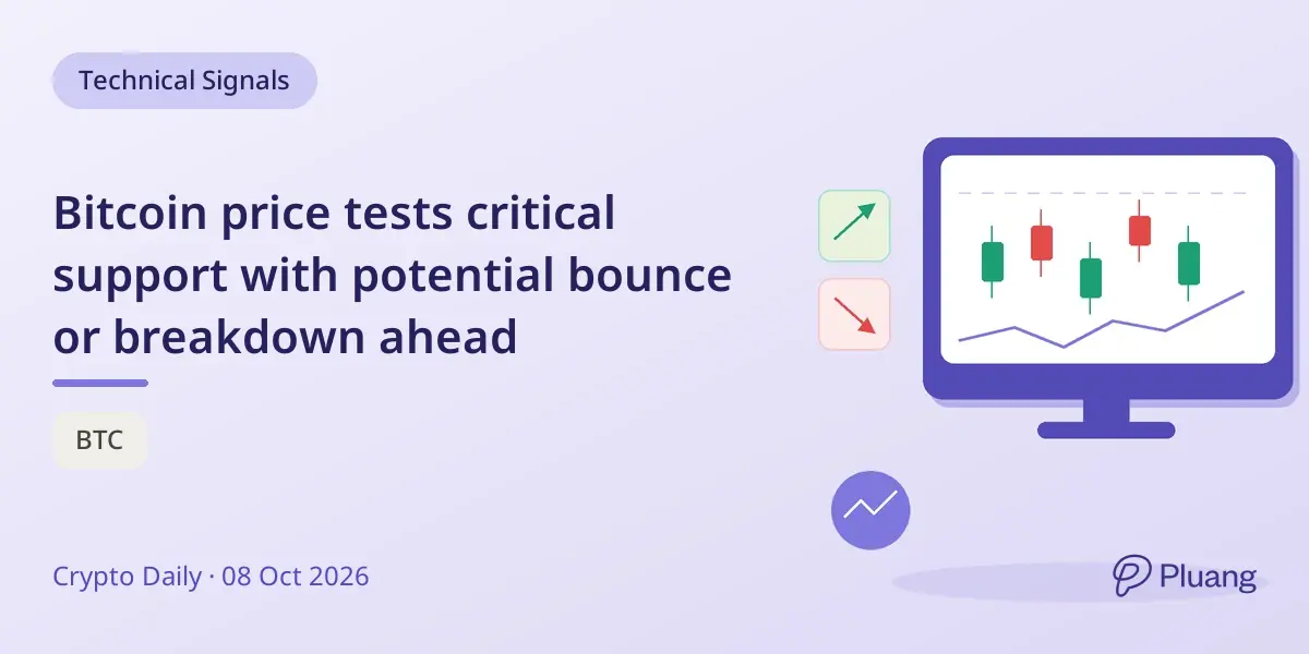 Bitcoin price tests critical support with potential bounce or breakdown ahead