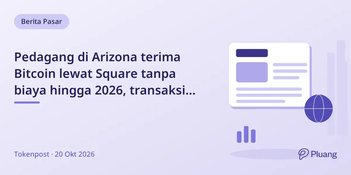 Pedagang di Arizona terima Bitcoin lewat Square tanpa biaya hingga 2026, transaksi maksimal $600.