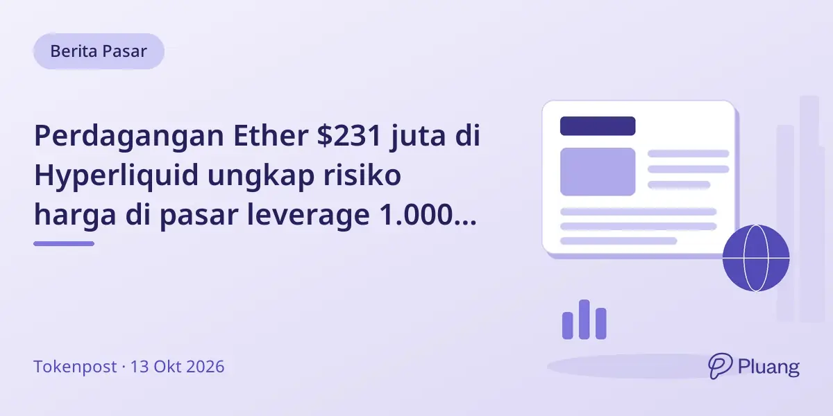 Perdagangan Ether $231 juta di Hyperliquid ungkap risiko harga di pasar leverage 1.000x Papertrade