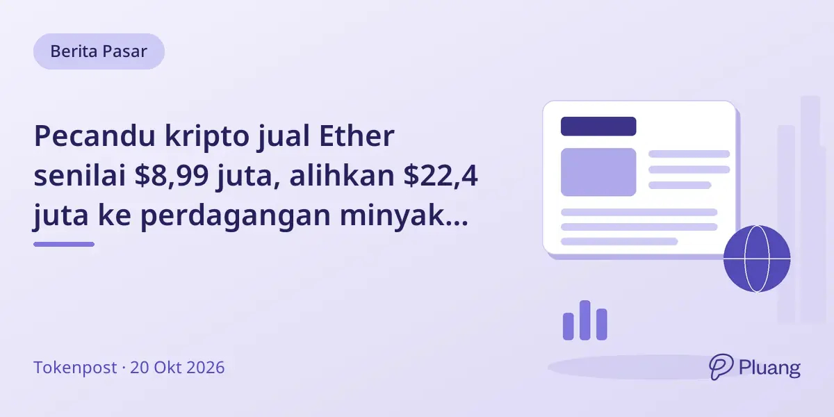 Pecandu kripto jual Ether senilai $8,99 juta, alihkan $22,4 juta ke perdagangan minyak di Hyperliquid