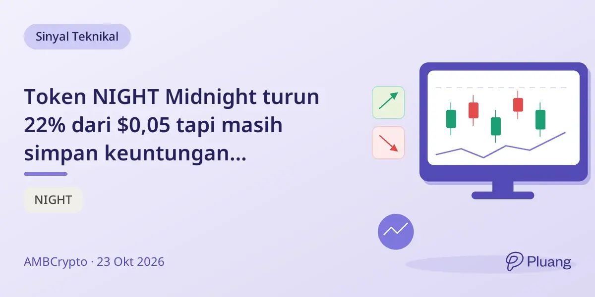 Token NIGHT Midnight turun 22% dari $0,05 tapi masih simpan keuntungan September, pantau pemulihan di $0,04.