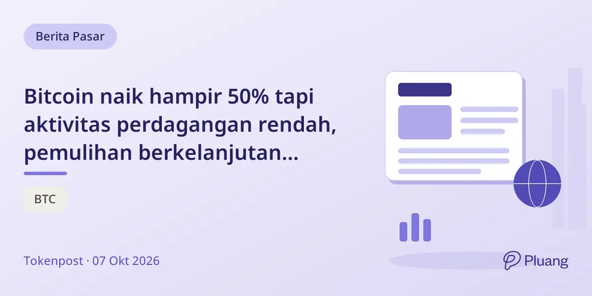 Bitcoin naik hampir 50% tapi aktivitas perdagangan rendah, pemulihan berkelanjutan diragukan.