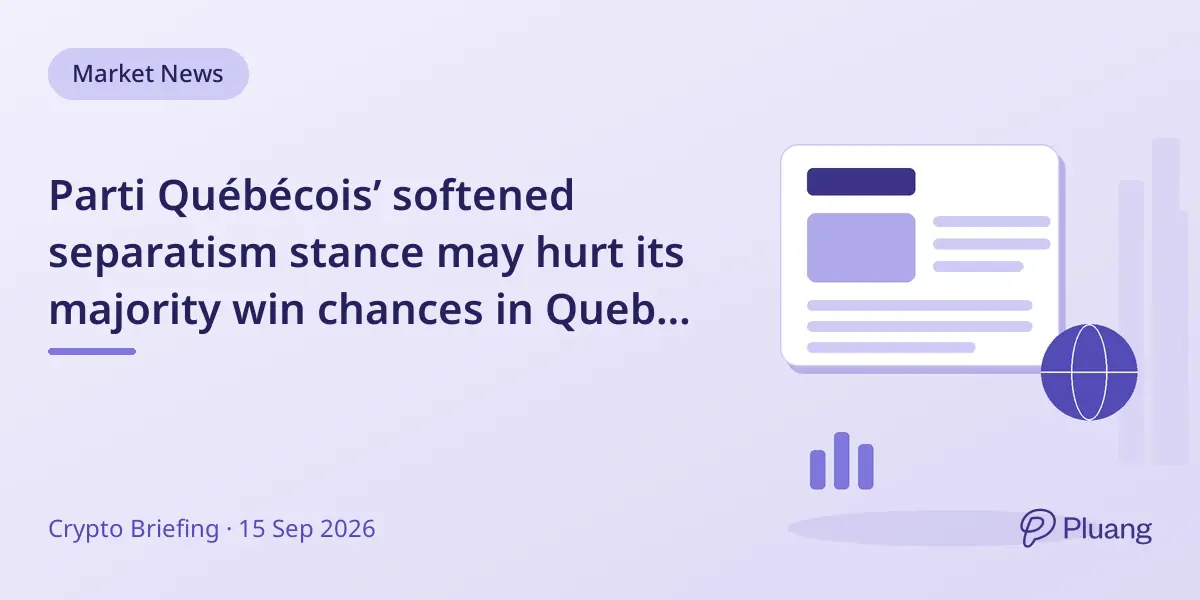 Parti Québécois’ softened separatism stance may hurt its majority win chances in Quebec 2026 election