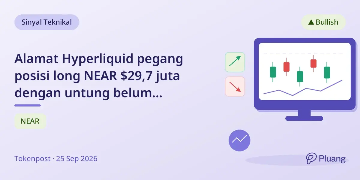 Alamat Hyperliquid pegang posisi long NEAR $29,7 juta dengan untung belum direalisasi $16 juta.