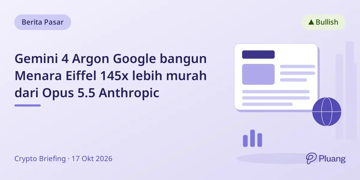 Gemini 4 Argon Google bangun Menara Eiffel 145x lebih murah dari Opus 5.5 Anthropic