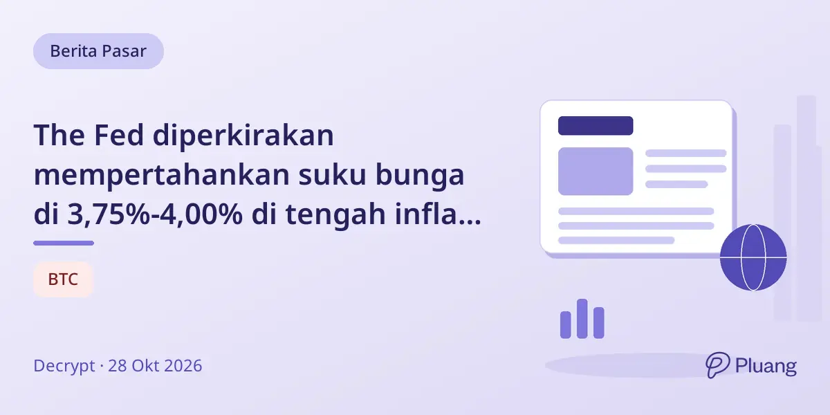 The Fed diperkirakan mempertahankan suku bunga di 3,75%-4,00% di tengah inflasi dan kehati-hatian ekonomi