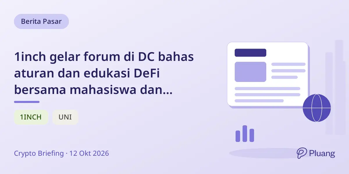 1inch gelar forum di DC bahas aturan dan edukasi DeFi bersama mahasiswa dan regulator