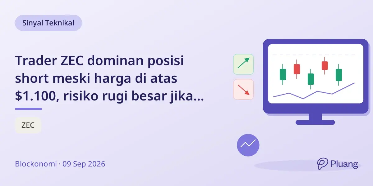 Trader ZEC dominan posisi short meski harga di atas $1.100, risiko rugi besar jika harga naik lagi.