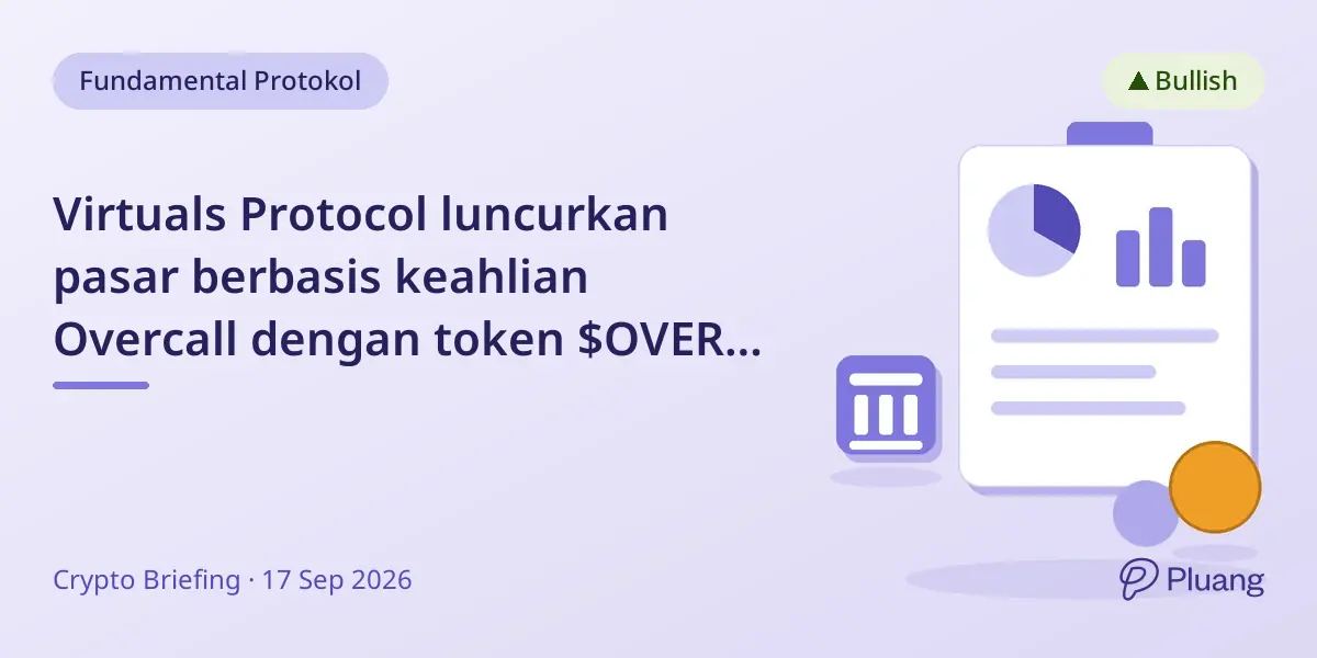 Virtuals Protocol luncurkan pasar berbasis keahlian Overcall dengan token $OVER di Robinhood Chain