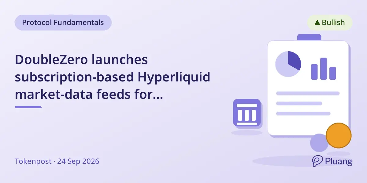 DoubleZero launches subscription-based Hyperliquid market-data feeds for blockchain derivatives trading.