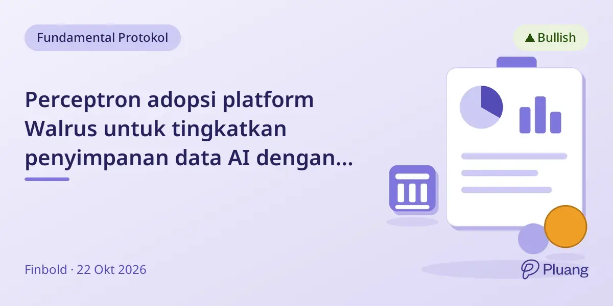 Perceptron adopsi platform Walrus untuk tingkatkan penyimpanan data AI dengan integritas terverifikasi bagi perusahaan.