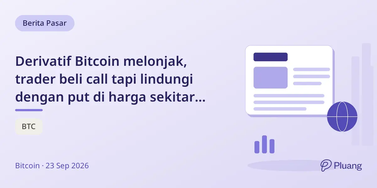 Derivatif Bitcoin melonjak, trader beli call tapi lindungi dengan put di harga sekitar $84K.