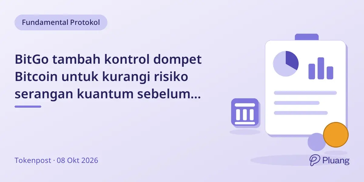 BitGo tambah kontrol dompet Bitcoin untuk kurangi risiko serangan kuantum sebelum upgrade protokol.