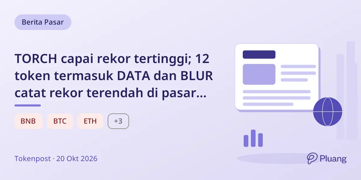 TORCH capai rekor tertinggi; 12 token termasuk DATA dan BLUR catat rekor terendah di pasar kripto yang volatil.