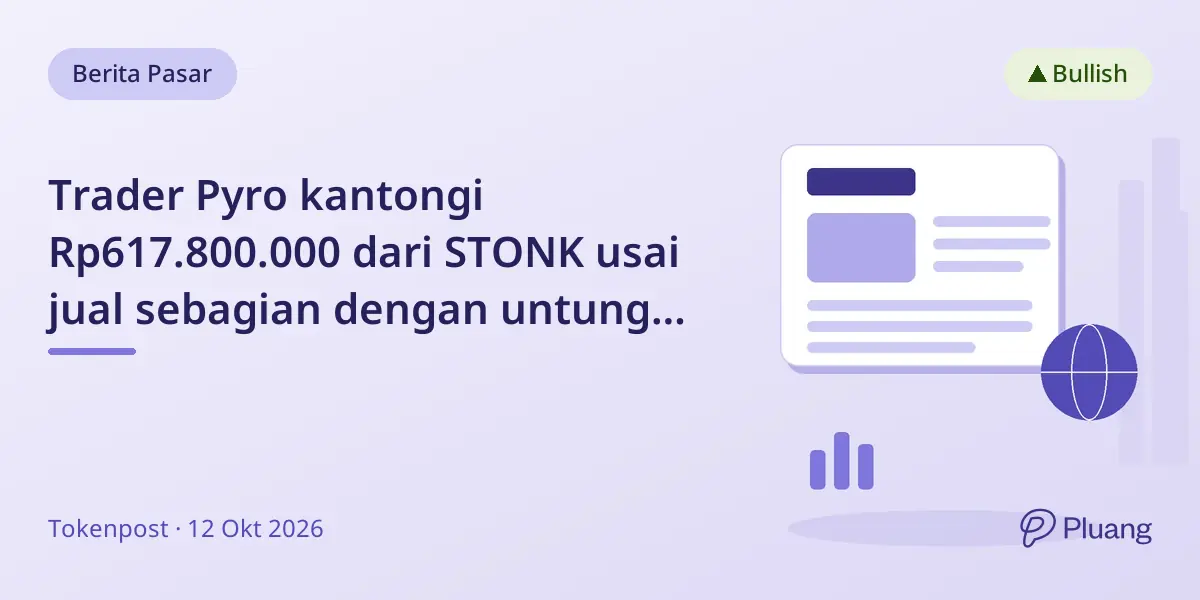 Trader Pyro kantongi Rp617.800.000 dari STONK usai jual sebagian dengan untung 21x