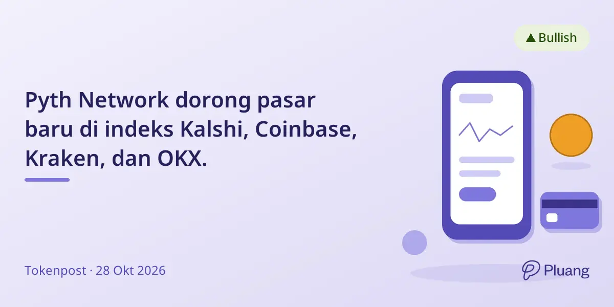 Pyth Network dorong pasar baru di indeks Kalshi, Coinbase, Kraken, dan OKX.