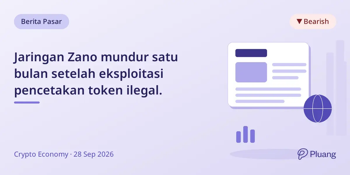 Jaringan Zano mundur satu bulan setelah eksploitasi pencetakan token ilegal.