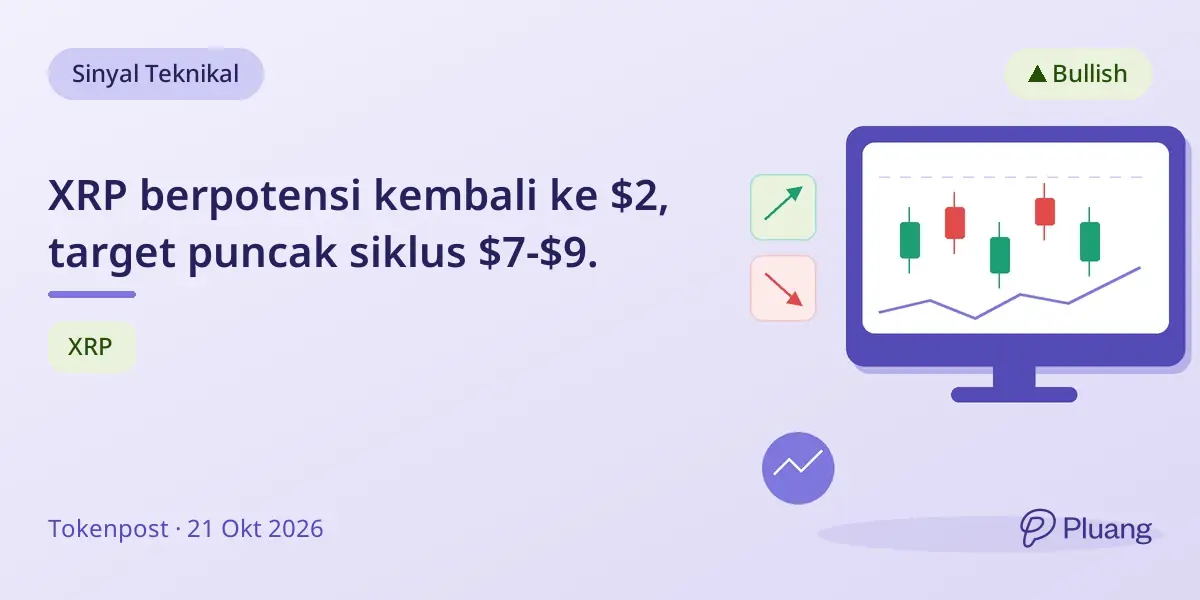 XRP berpotensi kembali ke $2, target puncak siklus $7-$9.