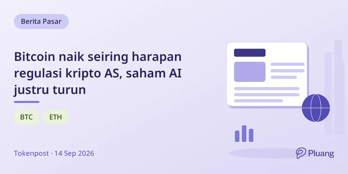 Bitcoin naik seiring harapan regulasi kripto AS, saham AI justru turun